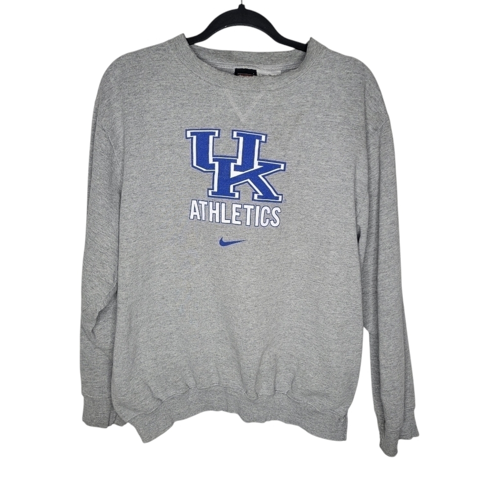 Vintage 90s Nike University of Kentucky Athletics Center Swoosh Sweatshirt - Picture 1 of 5